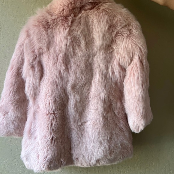 Women's Pink Teddy Jacket real Fox fur - Picture 4 of 5